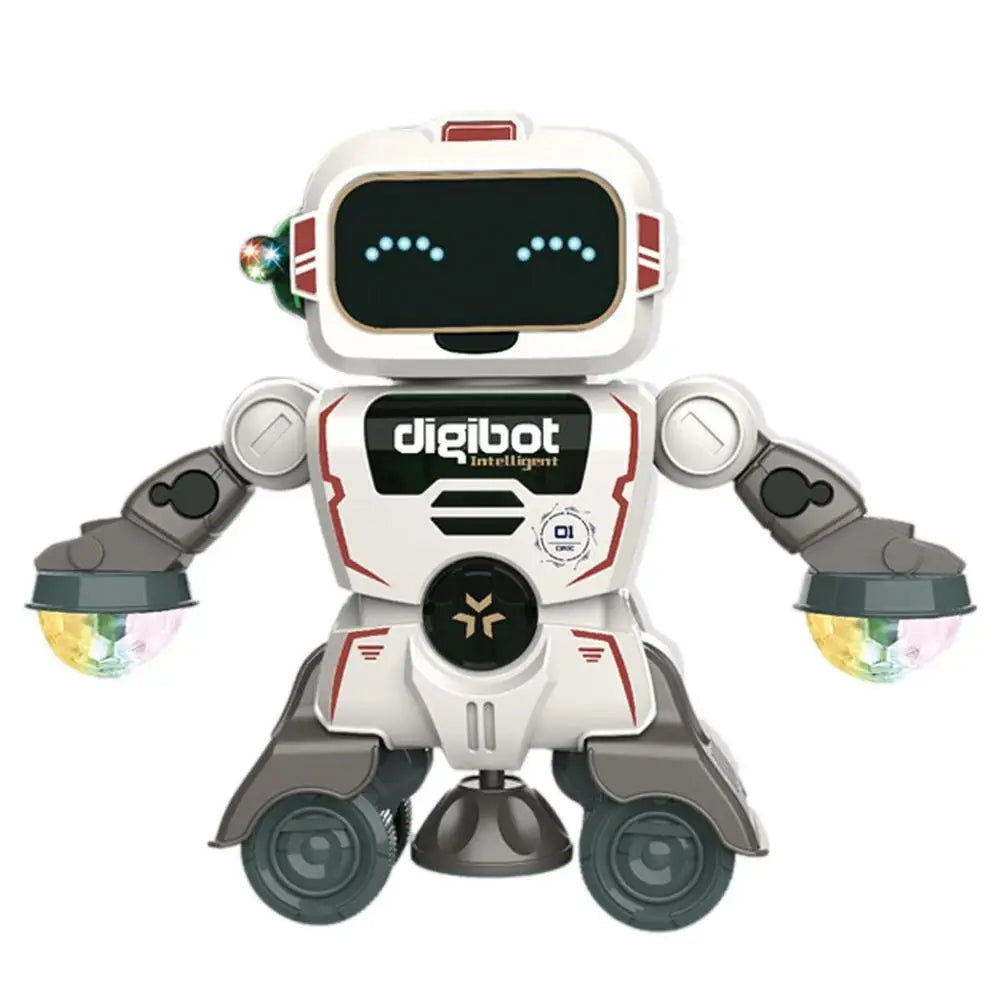 Robot Toys For Kids 360 Spinning Music Dancing Robots With Colorful Lights Toddlers Smart Interactive Electronic Toy Baby by My Store