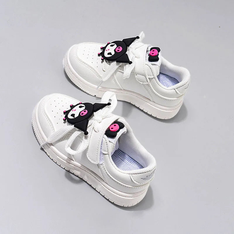 Sanrio Kuromi Children's Casual Shoes Girls Cute Cartoon Comfortable Board Shoes Breathable Non Slip Running Shoes Sneakers by My Store