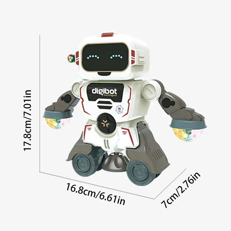 Robot Toys For Kids 360 Spinning Music Dancing Robots With Colorful Lights Toddlers Smart Interactive Electronic Toy Baby by My Store