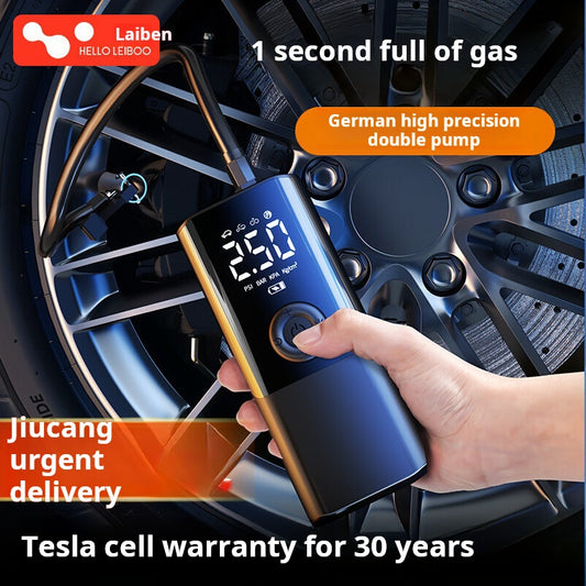 Leben car wireless inflatable pump, portable car electric pump, car tires, car gas treasure by My Store