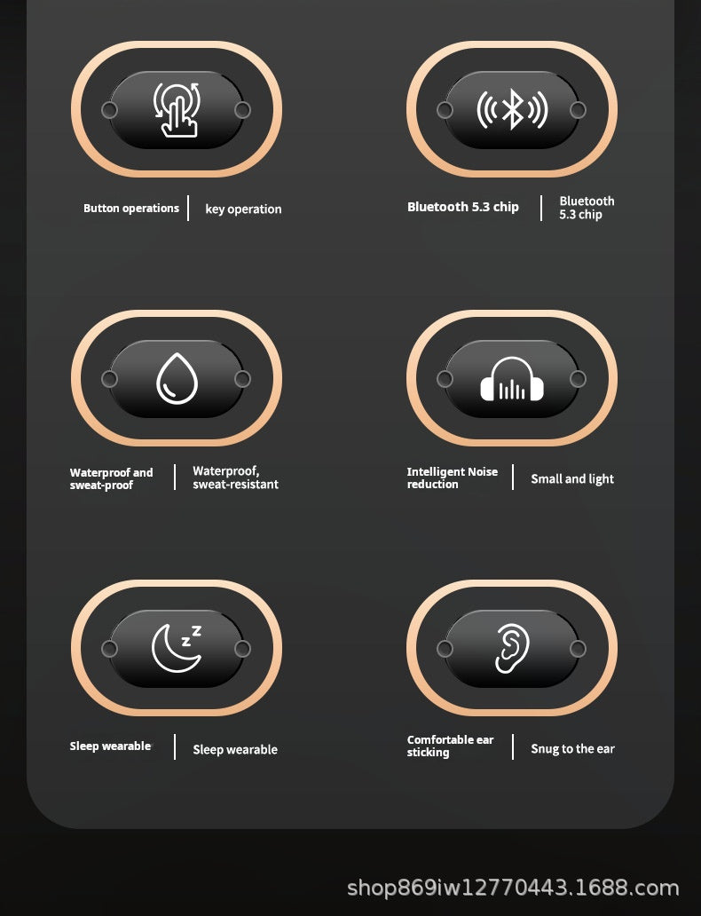 Cross-border popular private model MD528-MD558-D wireless bluetooth headset sleep sports source factory direct sales