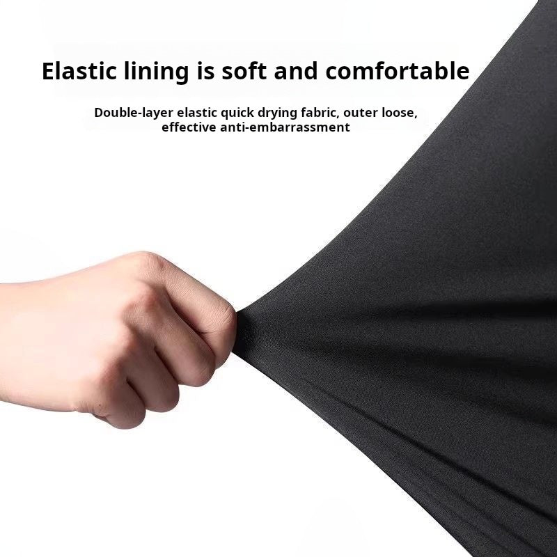 Swimsuit Men's Long Sleeve Sunscreen Swim Set New Teen Swimming Trunks Top Full Set of Adult Hot Spring Equipment