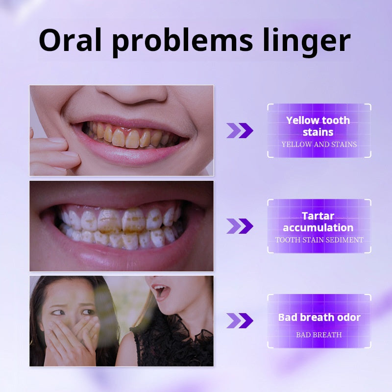 Brightening toothpaste, whitening teeth, freshening breath, removing yellow stains, fragrance, protecting gums, brightening [Fmanicon]