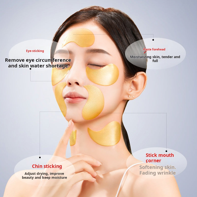 Image beauty gold eye mask hydrating and moisturizing around the eyes to improve dark circles and fade fine lines eye mask patches wholesale