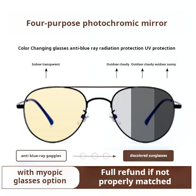 Blue light blocking glasses for watching phones, computers, and gaming, post-surgery eye protection, gender compatibility, prescription