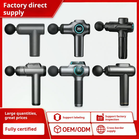Cross-border mini fascia gun, professional-grade 99-level electric massager, muscle relaxation pocket massage gun, factory wholesale